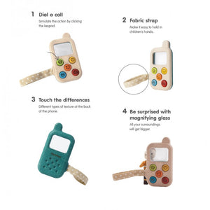 plan toys my first phone made from sustainable wood