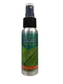 Skeeter Skidaddler 100% natural bug spray in a 2.7 ounce can in Light and Lemony scent.