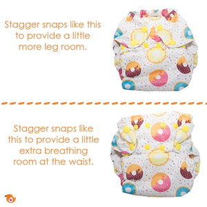 smart bottoms 3.1 diapers are made in the USA for babies 10 - 35 pounds