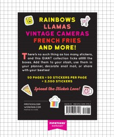 so many stickers book includes 2,500  stickers for your big life