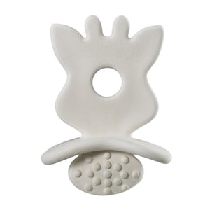 white sophie the giraffe so pure chewing rubber measures 4.5 x 1.5 x 5.1 inches