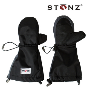 Stonz youth mitts are 100% waterproof and wind proof