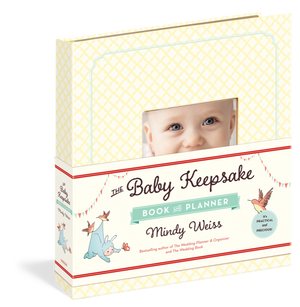 the baby keepsake book and planner front cover