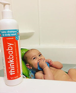ThinkBaby Shampoo & Body Wash, with papaya, in new 8 oz tube packaging