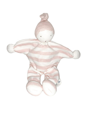 Floral option for an Under the Nile Scrappy Baby Buddy Doll, floral print